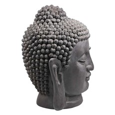 Ornamental Buddha Head Garden Sculpture